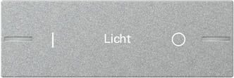 Gira 862326 Wippe Wippenset 3-fach individuell Tastsensensor 4.55, Farbe Alu