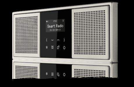 Jung DABES2 Smart Radio DAB+, Set Stereo, Serie LS, Edelstahl