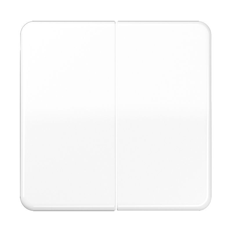 Jung CD102WW Wippe für KNX Taster, Duroplast, F10, Serie CD, alpinweiß