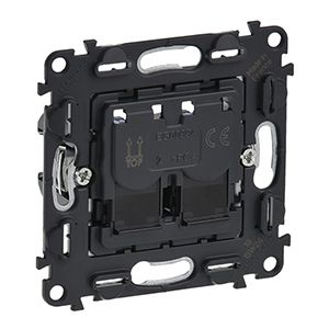 Legrand 753049 STP-Datendose 2xRJ45, 2-fach, KAT6A