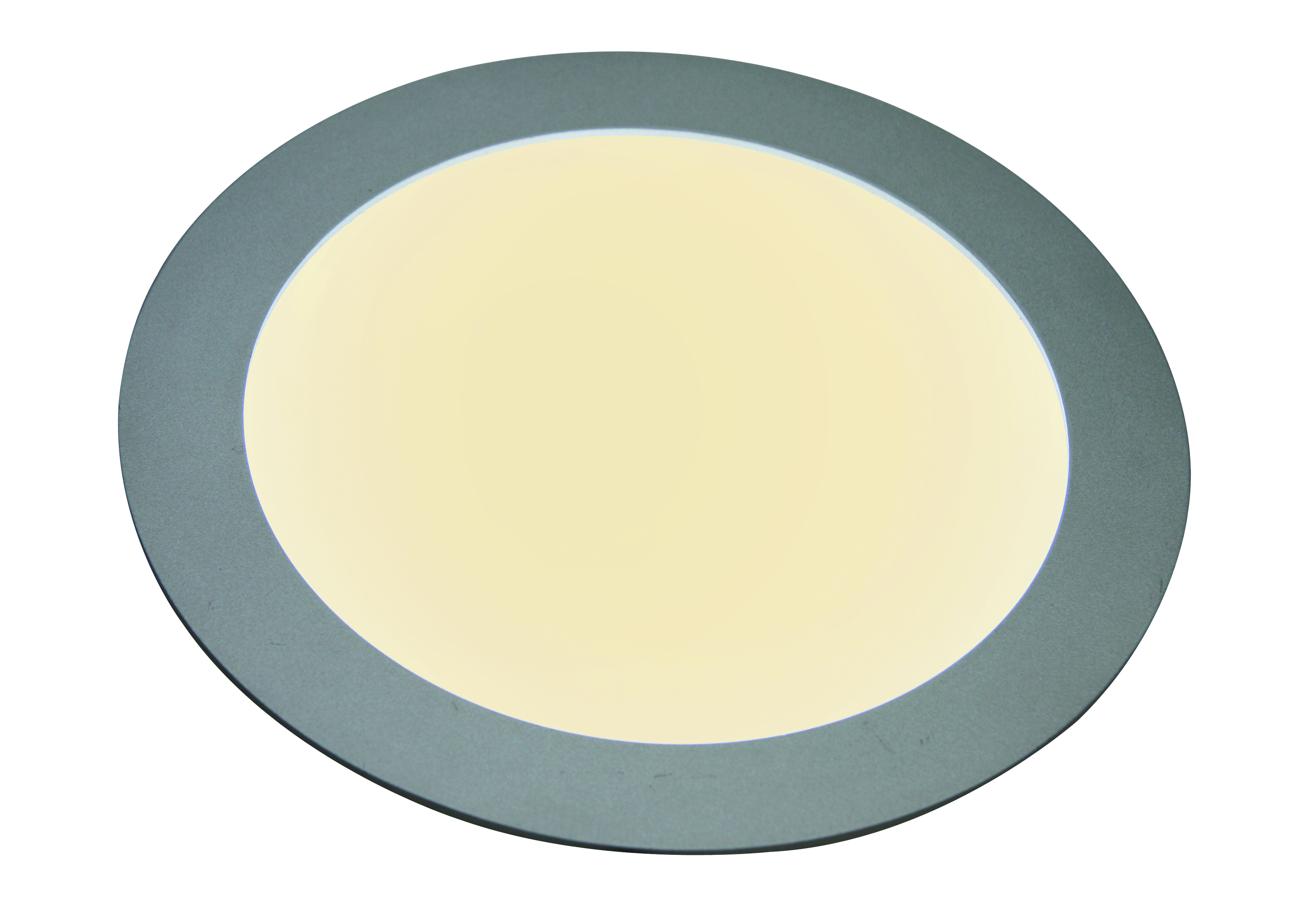 Heitronic 27636 LED Panel TOULOUSE rund, 11 W, 3000 K, IP44, Ø199x24 mm, dimmbar