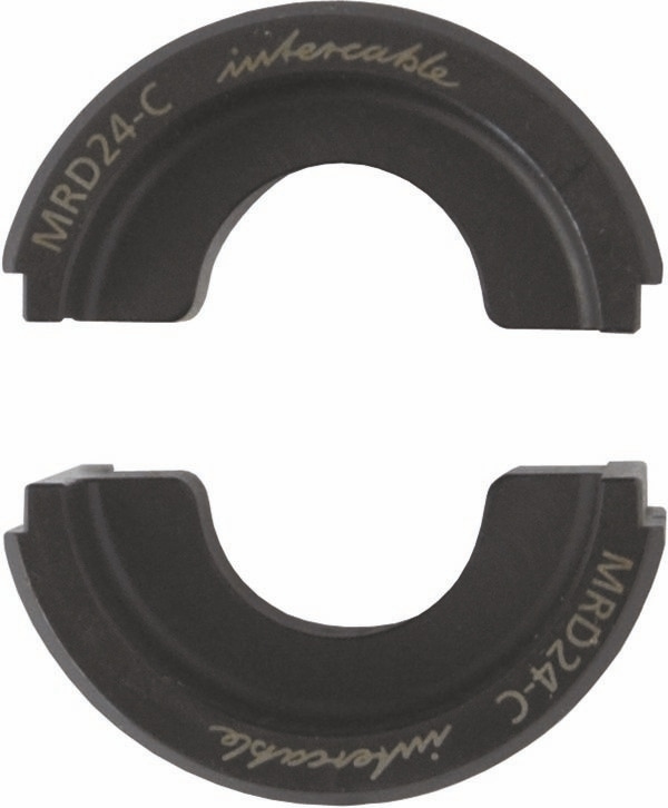 Intercable 710956 Ovalpresseinsatz für Doppelpresskabelschuh, 2x120 mm², Serie 130