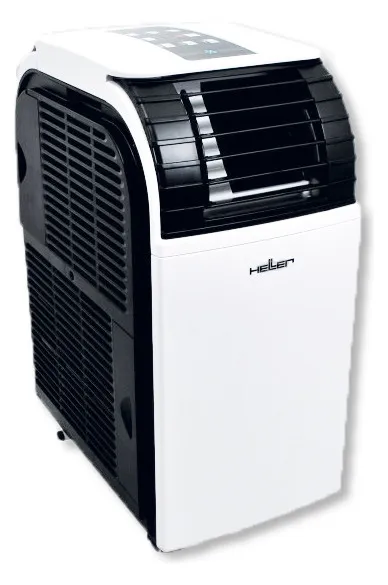 HELLER HPC07AMB mobiles Klimagerät, 3in1, 7000 BTU, 2,0 kW, weiß/schwarz