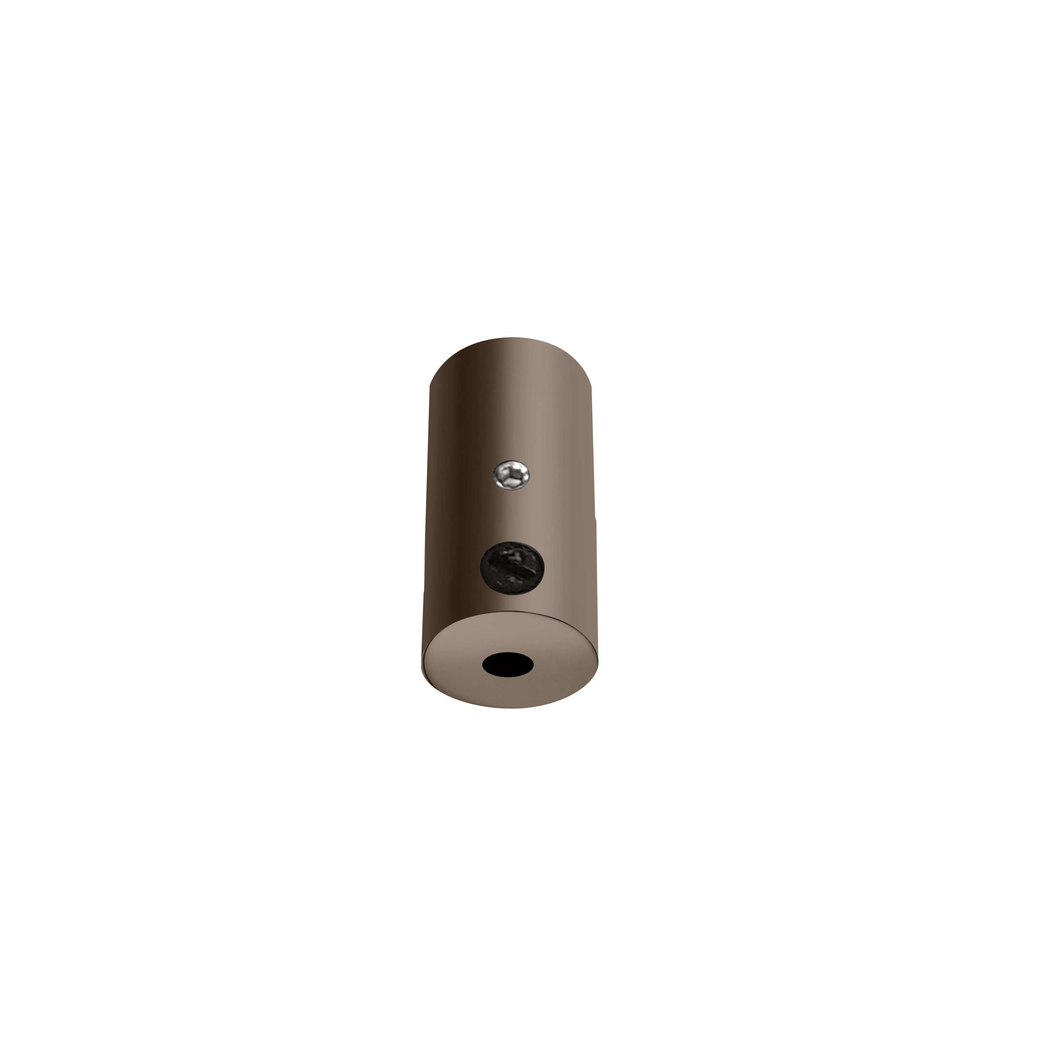 qles DSZ6052 Decken-Stick mit Zugentlastung, für Merten D-Life, Moccametallic, Metall