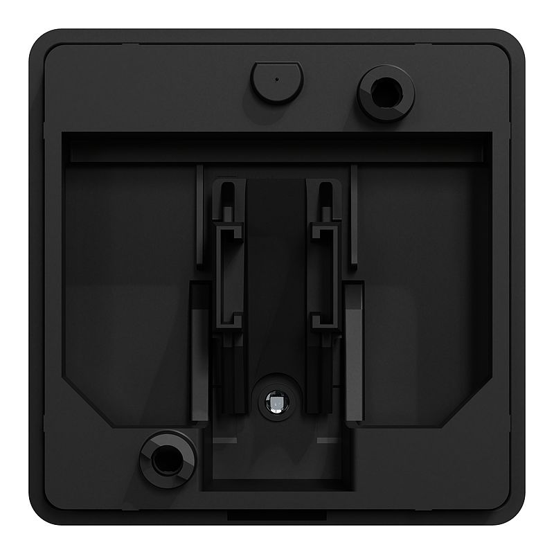 Merten MEG3854-0403 Card-Schalter mit Schriftfeld, System M, schwarz matt