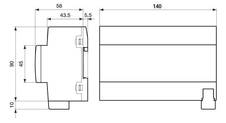 ABB SAH/S16.16.7.1 Schalt-/Jalousieaktor, 16-fach, 16 A, REG