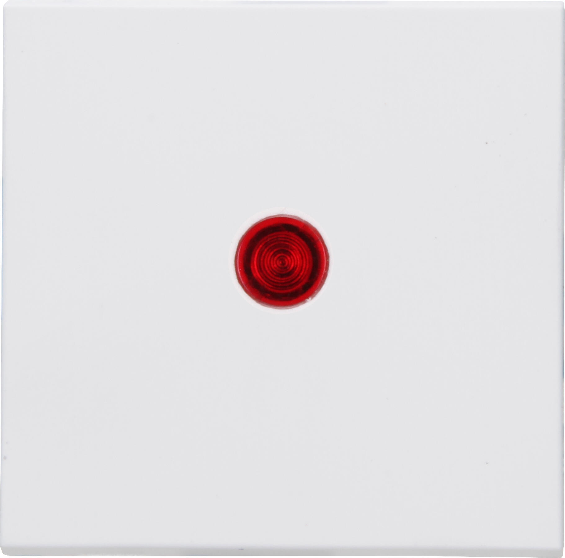 Kopp 490043006 HK07 - Flächenwippe mit Linse rot, Farbe: arktisweiß matt