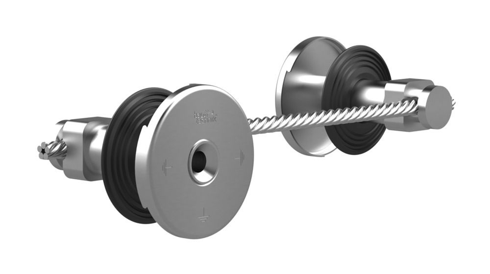 Hauff 3030409828 Erdungsdurchführung flexibel HEA PF M16/1000