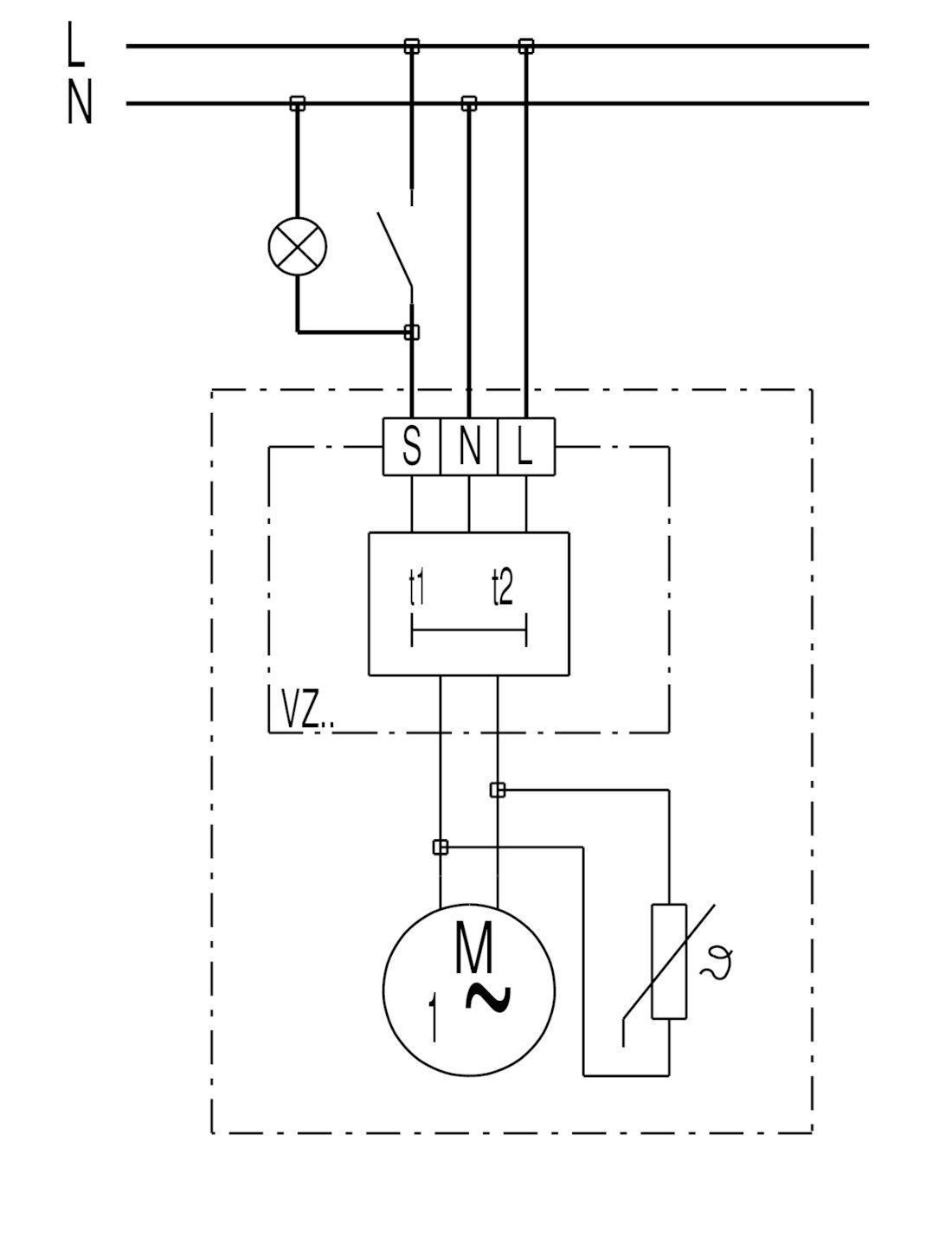 Maico ECA 120 KVZ  Lüfter mit Einschaltverzög. + Innenverschluss, Ø120mm