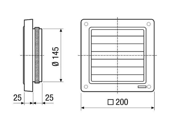 Maico AKE150/1 Lüfter für Kellerentfeuchtung Ø150 mm, 250 m³/h