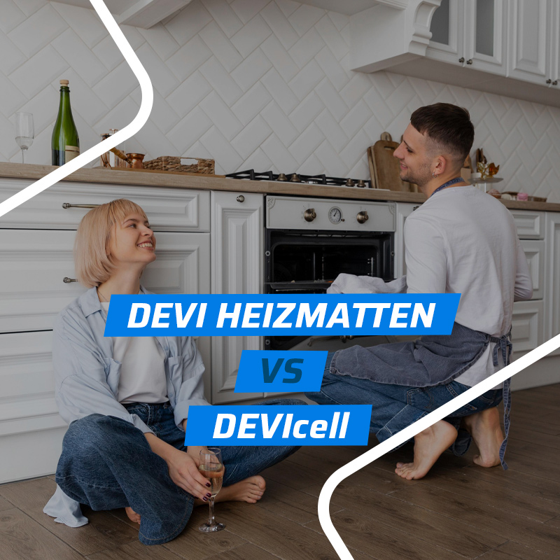 Paar sitzt vor dem Ofen