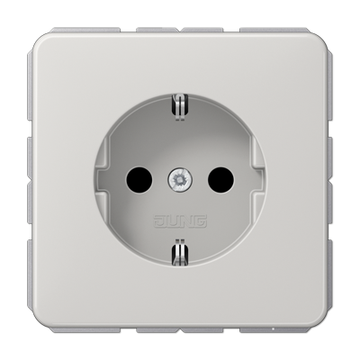 Jung CD1520LG Schutzkontakt-Steckdose, 16 A 250 V ~, Duroplast, Serie CD, lichtgrau