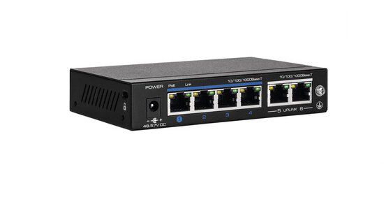 ABUS ITAC10100 4-Port PoE Gigabit Switch