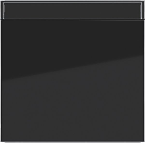 Hager WAW1100BG Wippe 1-fach mit Beschriftungsfeld, A.x/C.x, nachtschwarz glänzend