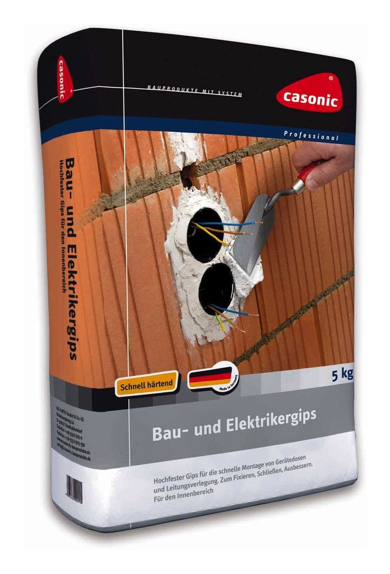 Cimco 140334 Bau + Elektrikergips 5kg-Sack