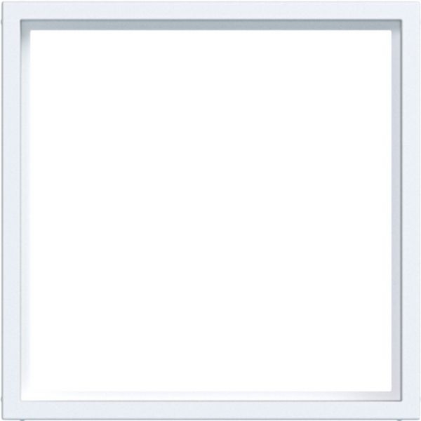 Hager WAF7073WM Zwischenring für Zentralstück/-platte 50 x 50 mm, A.x/C.x, lichtweiß matt