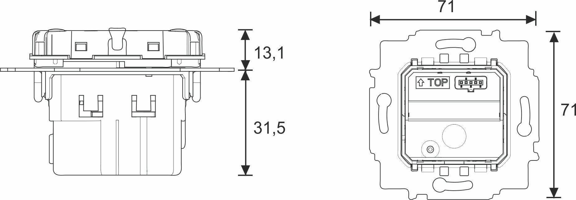 Busch-Jaeger 6215/1.1-84 Bewegungsmelder mit Schaltaktor