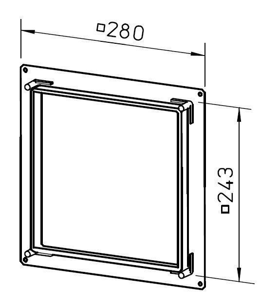 Helios ELS-VA Vorwandadapter, 8189