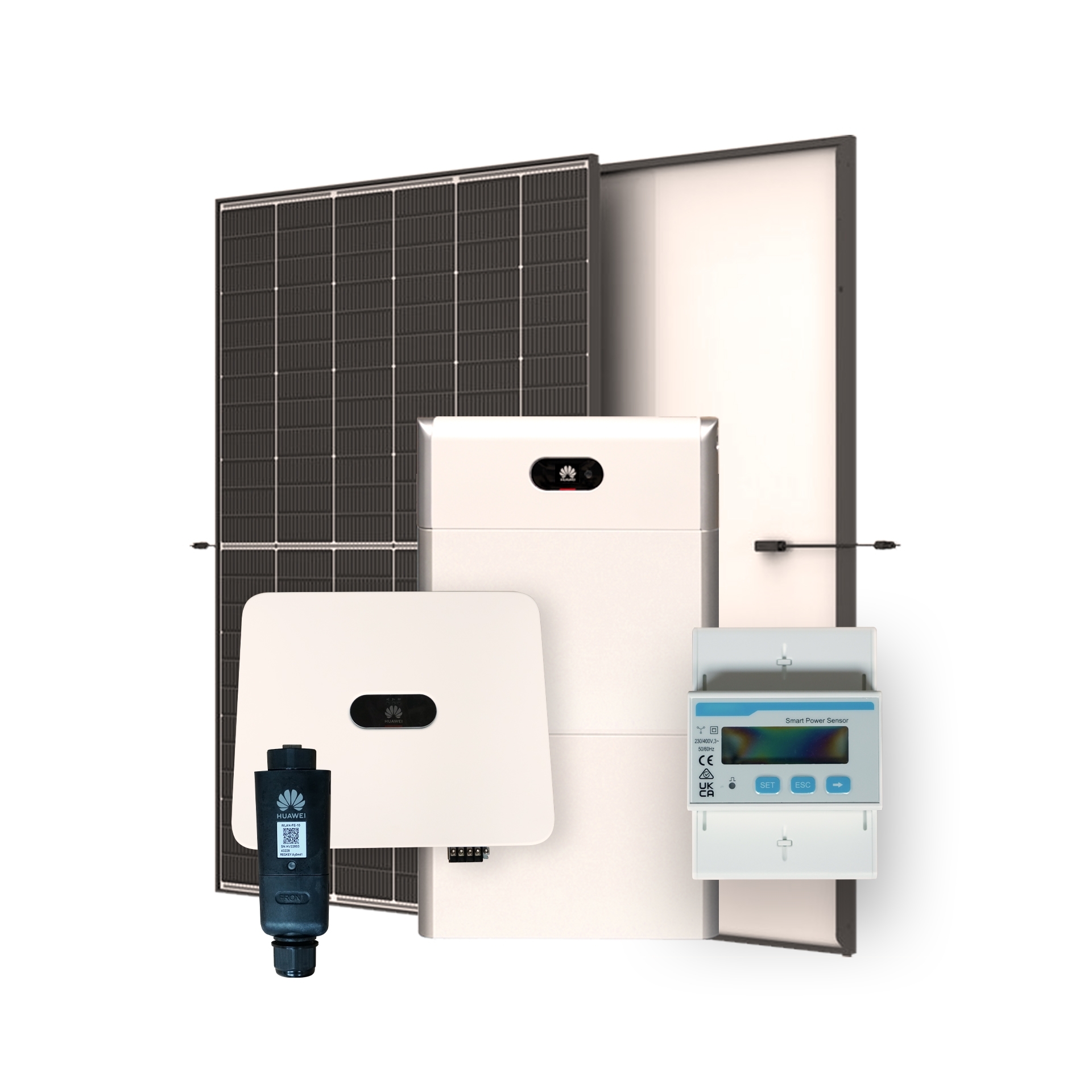 Huawei E24-PV-SET1-THH-11.375 PV-Anlage 11,375 kWp mit Speicher 10 kWh (Trina Glas-Glas Hochleistungssolarmodul 455 Wp)