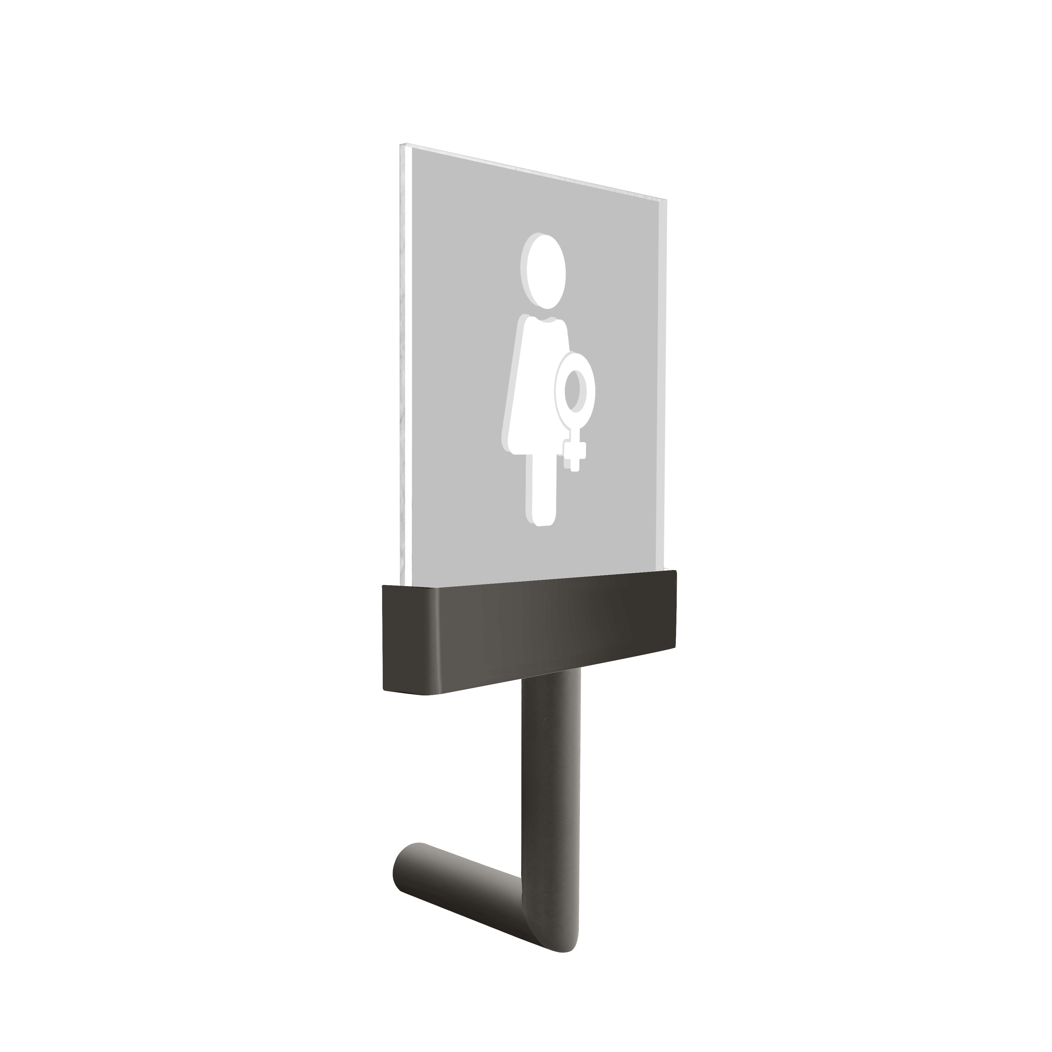 qles LBFB6050 Licht-Board Frontal, für Merten D-Life, beleuchtet/LED/warmweiß (3000k), Nickelmetallic, Metall, IP44