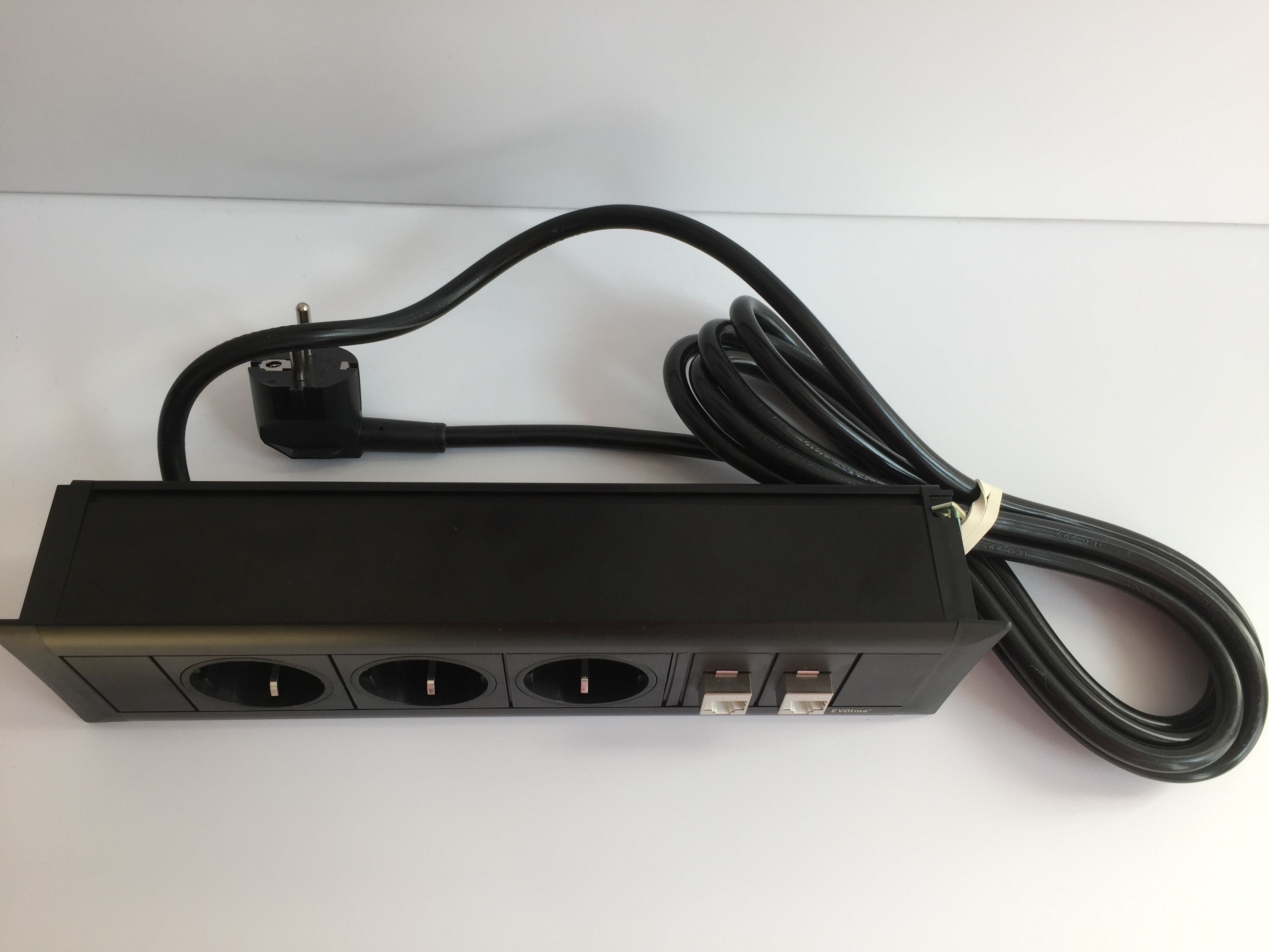 EVOline 159610019600 Frame Dock "Data Small", Gehäuse schwarz eloxiert