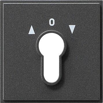Gira 066467 Abdeckung Schlüsselschalter/-taster, Gira TX_44, (WG UP), anthrazit