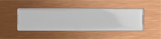 Gira 5547921 Ruftaste mit Beschriftungsfeld, System 106, Bronze