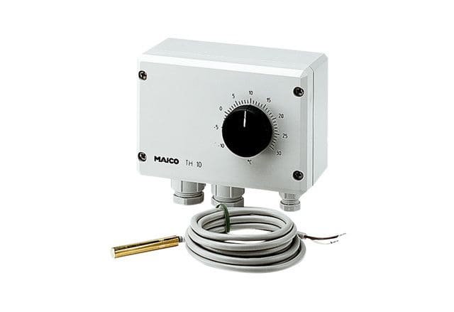 Maico TH 10 Thermostat mit Fernfühler, zur Steuerung von Ventilatoren in Abhängigkeit der Lufttemperatur