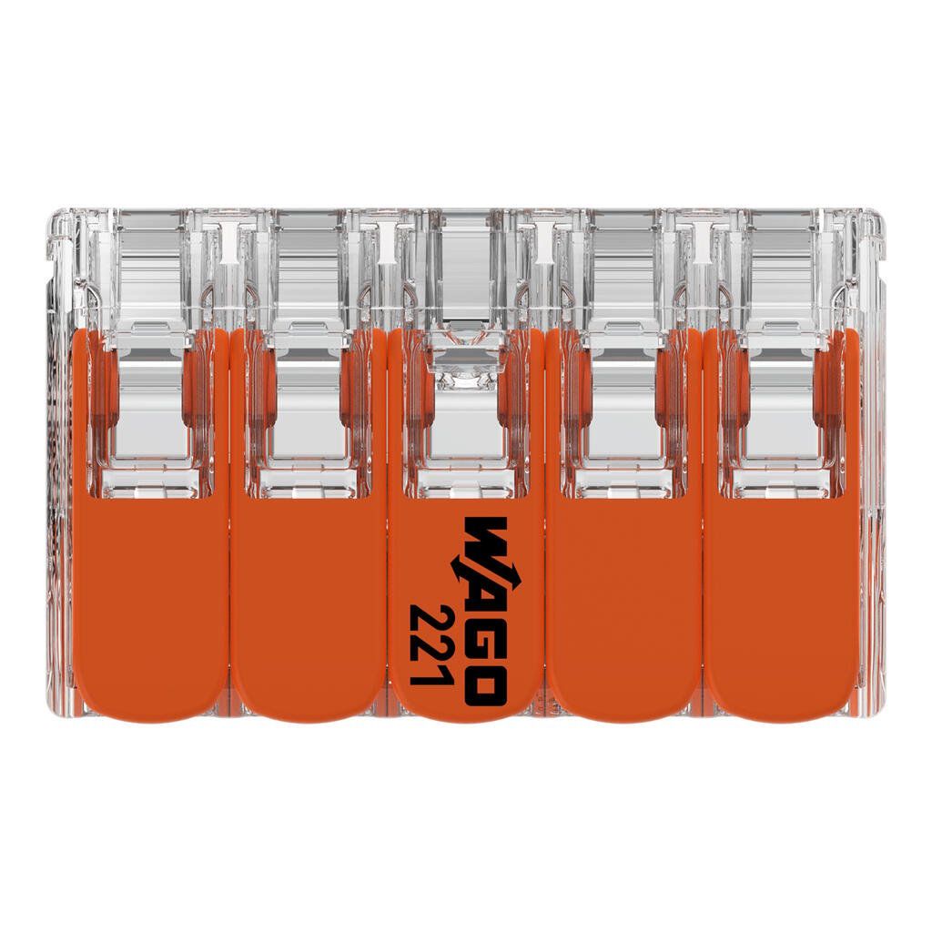 WAGO 221-420 Compact-Verbindungsklemme 10-Leiter bis 4mm²