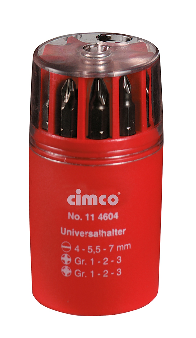 Cimco 11 4604 Bit-Box, 10 teilig, für Schlitzschrauben, PH, PZ