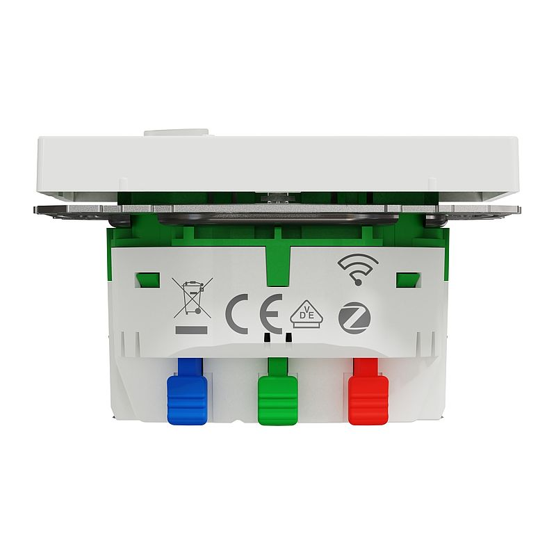 Merten MEG2380-6035 Connected Schutzkontakt-Steckdose 16A, System Design, Lotosweiß, Thermoplast brillant