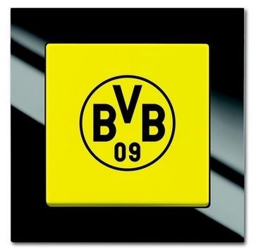 Busch-Jaeger 2000/6UJ/01 BVB 09 Borussia Dortmund Bundesliga-Fanschalter
