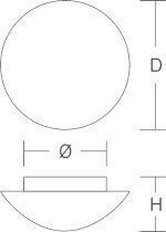 RZB 211005.002 Decken- und Wandleuchte "Flat Basic" 60W