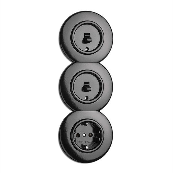 THPG 173092 Systemabdeckung Außenteil Bakelit