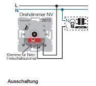 Berker 2873 Drehdimmer NV (R, L, LED) mit Softrastung Hauselektronik
