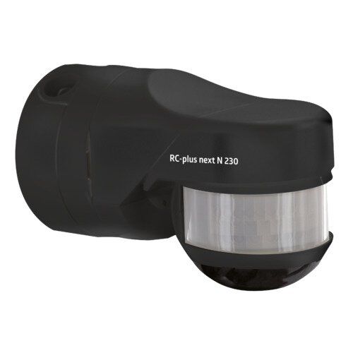 B.E.G. 93333 RC-plus next N 230 Bewegungsmelder 230° Wand-, Decken-, Eckmontage, IP54, 20m, schwarz matt