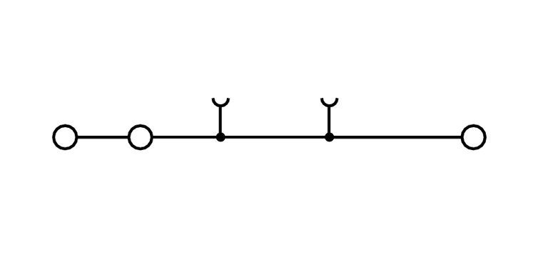 Weidmüller ZDU 4/3AN Durchgangs-Reihenklemme 4 mm², Z-Reihe