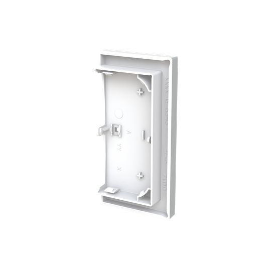 Busch-Jaeger 6230-20-44G Wippe 2-fach, links/rechts, ohne Bedruckung, studioweiß glänzend, Busch-art linear®