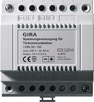 Gira 129600 Zusatz-Spannungsversorgung, 24 V DC