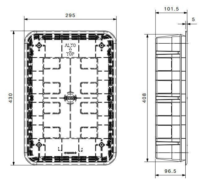 Gewiss GWJ8101 Unterputzdose für Wallbox I-CON