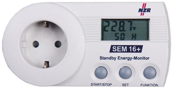 NZR SEM 16+ Standby-Energy-Monitor, Energieverbrauchszähler