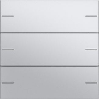Gira 575326 Wippenset 3-fach für Tastsensor 4.55, Farbe Alu
