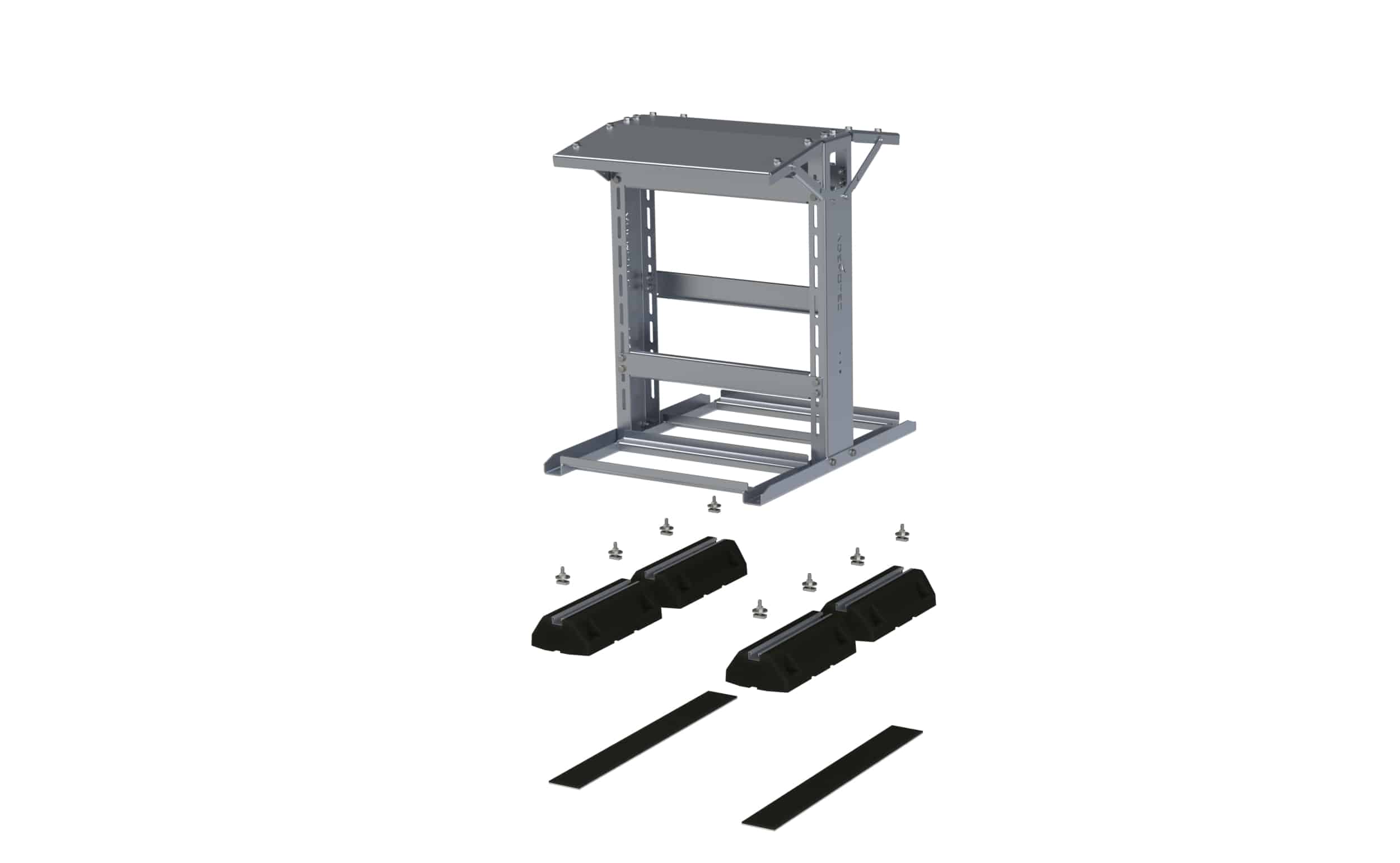 ADEMOTEC 500111901 I-Shelter Twin Shelter S, für zwei Geräteanschlusskästen (GAK)