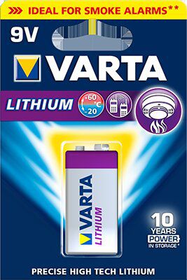 Varta Lithium Professional 9V-Block Batterie 1200mAh 1-Stück