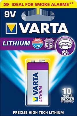 Varta Lithium Professional 9V-Block Batterie 1200mAh 1-St眉ck