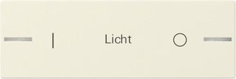 Gira 862301 Wippe Wippenset 3-fach individuell Tastsensensor 4.55, cremeweiß glänzend