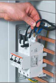 ABB S751/3-E25 Haupt-Sicherungsautomat SHU, 3-polig, 25A, Typ E, Sammelschiene