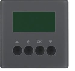 Berker 85741126 Jalousie-Schaltuhr mit Display, Q.x, anthrazit samt