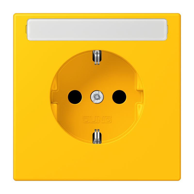 Jung LC1520N263 Schutzkontakt-Steckdose, Les Couleurs® 4320W, le jaune vif