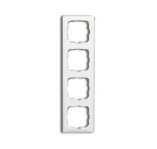Busch-Jaeger 2514-214K-102Abdeckrahmen 4-fach, Reflex SI Linear, alpinweiß glänzend